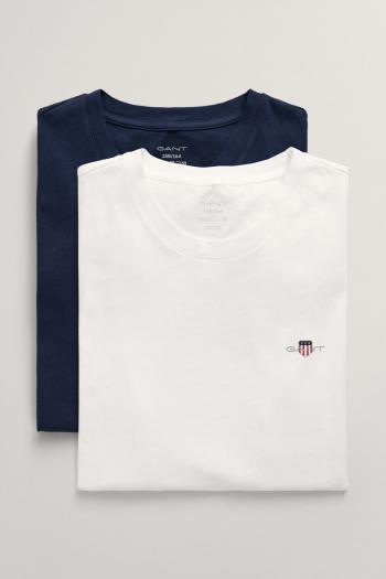 SPODNÍ PRÁDLO GANT C-NECK T-SHIRT 2-PACK NAVY / WHITE