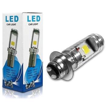 LED Motožárovka P15D-25-1 PX15D H6M 2xCOB 2000LM bílá (430)