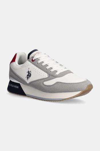 Sneakers boty U.S. Polo Assn. NOBIL bílá barva, NOBIL003M/DHY7