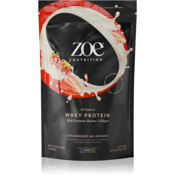 ZOE Whey Protein syrovátkový protein s kolagenem příchuť Strawberry Milkshake 454 g