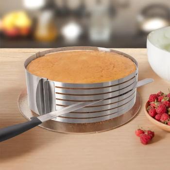 Állítható tortaszeletelő forma, 24–30 cm átmérő