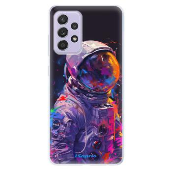 Odolné silikonové pouzdro iSaprio - Neon Astronaut - Samsung Galaxy A52/A52 5G