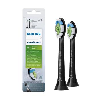 Philips Sonicare Optimal White Standard HX6062/13 černé náhradní hlavice 2 ks