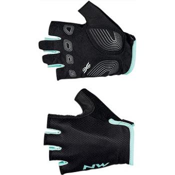 Northwave Active Woman Short Finger Glove Black/Light Blue  (SPTcyk235nad)