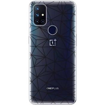 iSaprio Abstract Triangles 03 - black pro OnePlus Nord N10 5G (trian03b-TPU3-OPn10)