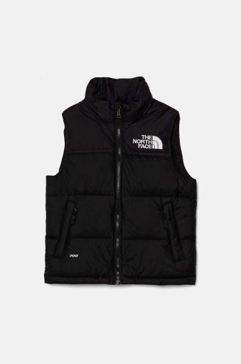 Dětská péřová vesta The North Face TEEN 1996 RETRO NUPTSE VEST černá barva, NF0A8A4BJK31