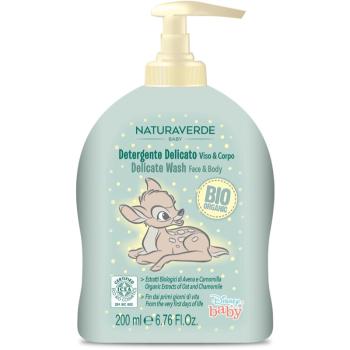 Disney Naturaverde Baby Delicate Wash jemné mydlo na tvár a telo pre deti od narodenia 200 ml