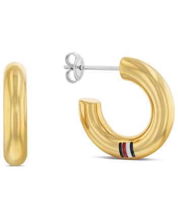 Tommy Hilfiger Nadčasové pozlacené kruhy Circles 2780949