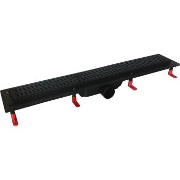 HOPA Odtokový žlab STANDARDline BLACK Rozměr A 80 cm, Varianta roštu Harmony OLPZLABST79BH