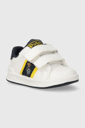 Dětské sneakers boty Polo Ralph Lauren bílá barva