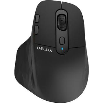 DELUX M912DB Wireless Ergonomic, černá (M912DB)