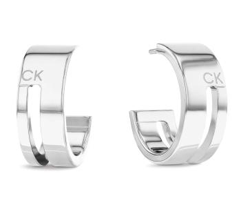 Calvin Klein Nadčasové kruhové náušnice Geometric Essentials 35000677