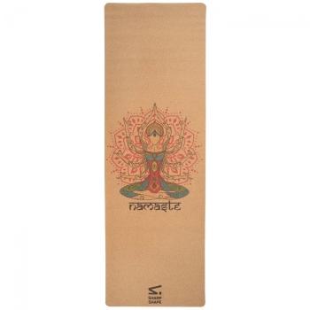 Jógamatrac Sharp Shape Cork Travel Yoga Mat Namaste