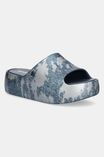 Šľapky Melissa FREE PLATFORM SLIDE DENIM dámske, na platforme, M 36149