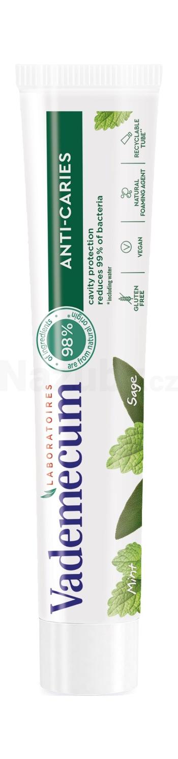 Vademecum Anti-Caries Mint&Sage zubní pasta 75 ml