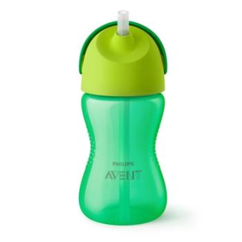 Philips Avent hrníček s brčkem SCF798/01 300 ml 12m+ zelený