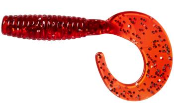 Ron thompson gumová nástraha grup curl tail uv red silver - 5,5 cm