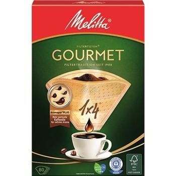 Melitta Filtry 1x4/80 GOURMET hnědé (6659479)