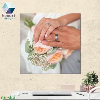 1 db négyszög fotós dekoráció a Te családi képeiddel