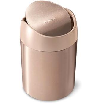 Simplehuman Mini odpadkový koš 1,5 l, Rose Gold nerez ocel, CW2085 (CW2085)