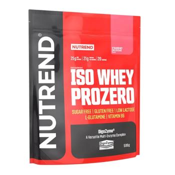 Práškový koncentrát Nutrend ISO WHEY Prozero 500 g  jahodový cheesecake