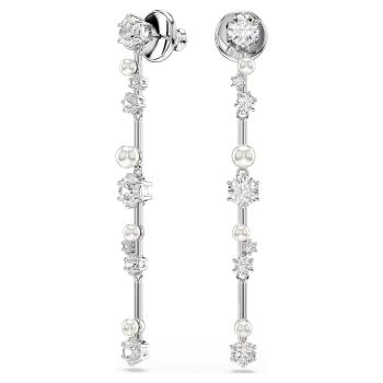 Swarovski Dlouhé náušnice se zirkony a křišťálovými perlami Constella 5705614