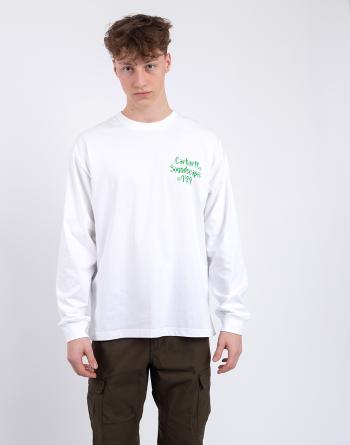 Carhartt WIP L/S Soundface T-Shirt White XL