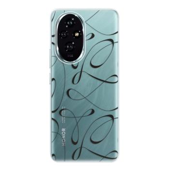 Odolné silikonové pouzdro iSaprio - Fancy - black - Honor 200