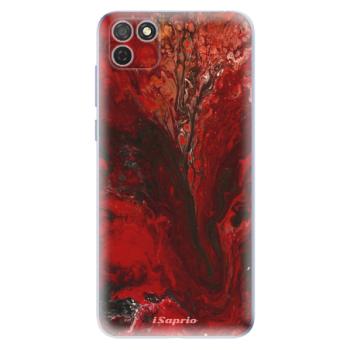 Odolné silikonové pouzdro iSaprio - RedMarble 17 - Honor 9S