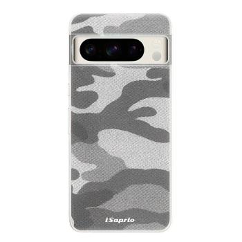 Odolné silikonové pouzdro iSaprio - Gray Camuflage 02 - Google Pixel 8 Pro