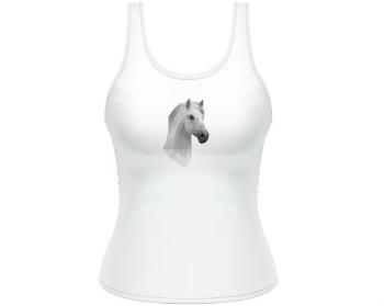 Dámské tílko Tank Top Kůň z polygonů