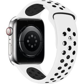 Eternico Sporty pro Apple Watch 42mm / 44mm / 45mm / Ultra 49mm Dark Gray and White (AET-AWSP-GrWh-42)