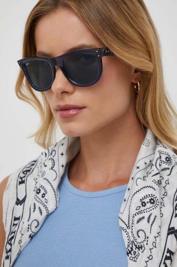 Sluneční brýle Ray-Ban WAYFARER REVERSE tmavomodrá barva, 0RBR0502S