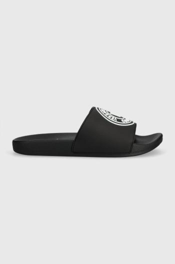 Pantofle Versace Jeans Couture Slide pánské, černá barva, 76YA3SQ3 ZS192 899