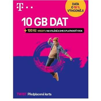 Předplacená karta Twist s Námi 10GB + 100Kč na volání a SMS (700 647_A)