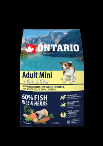 Ontario Adult Mini Fish & Rice 2,25 kg