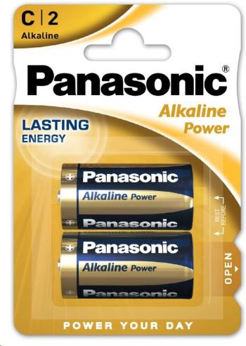 PANASONIC Alkalické baterie Alkaline Power LR14APB/2BP C 1, 5V (Blistr 2ks)