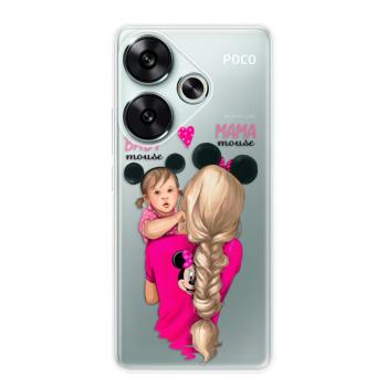 Odolné silikonové pouzdro iSaprio - Mama Mouse Blond and Girl - Poco F6