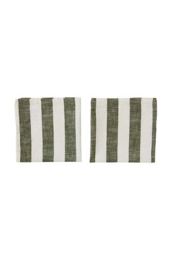 Sada bavlněných ubrousků OYOY Striped Napkin 2-pack