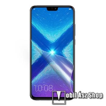 Képernyővédő fólia - Clear - 1db, törlőkendővel - HUAWEI Honor 8X / HUAWEI Honor View 10 Lite