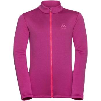 Odlo MID LAYER FULL ZIP BERRA KIDS Dětská mikina, růžová, velikost