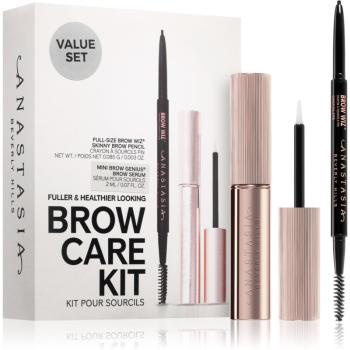 Anastasia Beverly Hills Brow Care Kit sada na obočí odstín Dark Brown