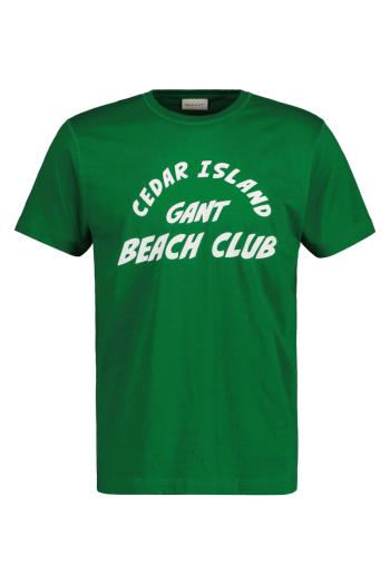 TRIČKO GANT CEDAR GRAPHIC T-SHIRT LAVISH GREEN