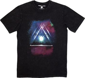 Pink Floyd Tričko Space Prism Stone Wash Unisex Black XL