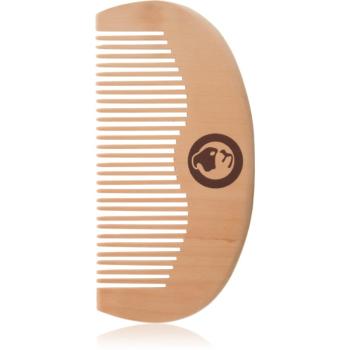 Bulldog Original Beard Comb dřevěný hřeben na vousy Peach Wood 10,4 cm 1 ks