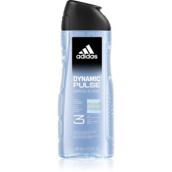 Adidas Dynamic Pulse sprchový gel na obličej, tělo a vlasy 3 v 1 400 ml