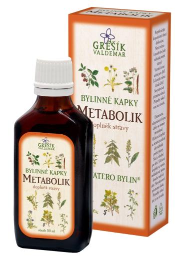 Valdemar Grešík Grešík Metabolik bylinné kapky 50 ml