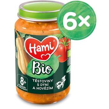 Hami BIO Těstoviny s dýní a hovězím 6× 190 g (5900852054662)