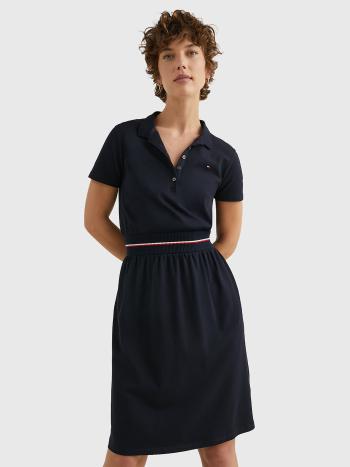 Tommy Hilfiger dámské modré polo šaty - M (DW5)