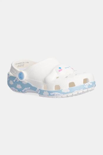 Dětské pantofle Crocs CLASSIC CINNAMOROLL CLOG bílá barva, 210344